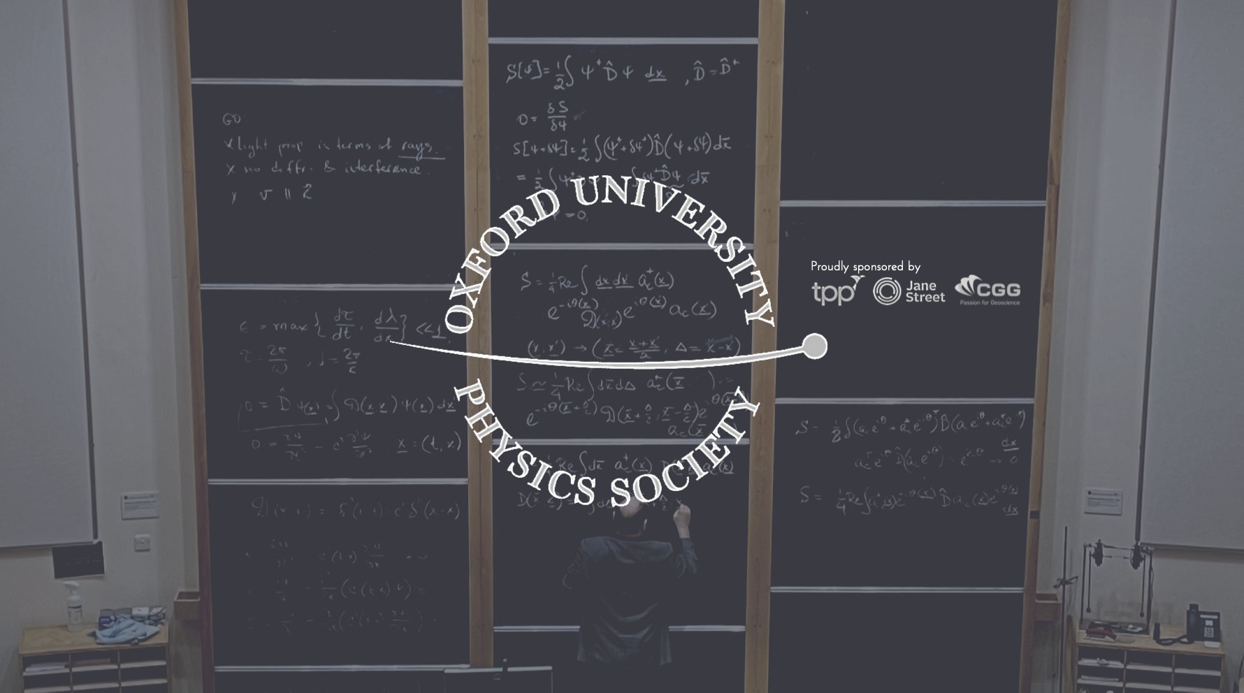 Banner for Oxford Physics Society 