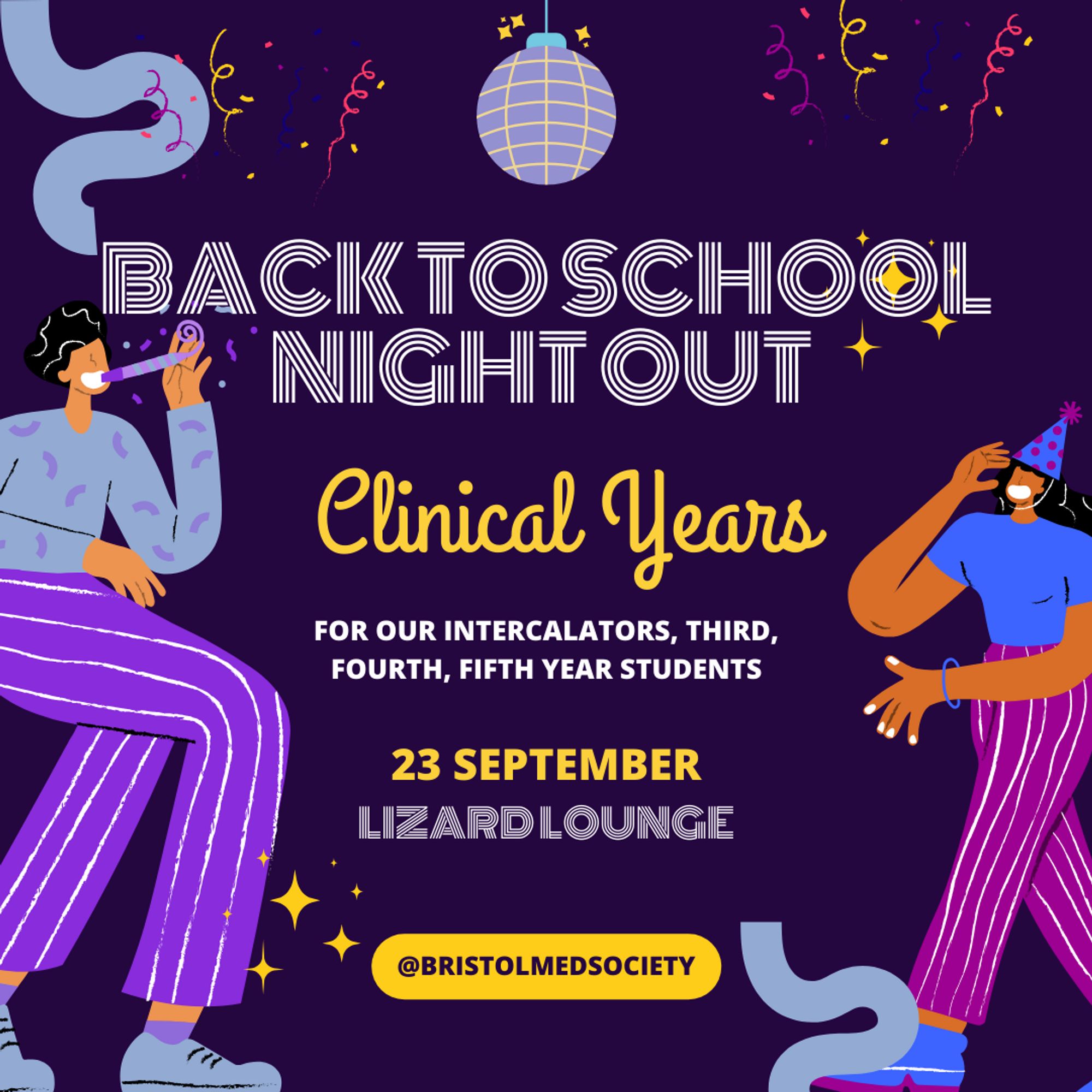 Clinical 'Back to School' Night Out