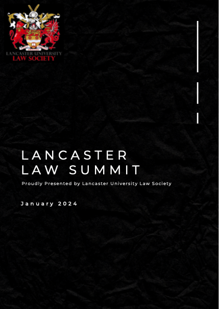 Photo of Flagship Event of Lancaster University Law Society  called Lancaster Law Summit - Coming Soon 