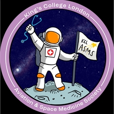 Logo of KCL Aviation and Space Medicine Society (ASMS)