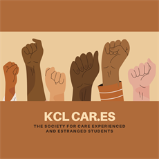 Logo of The Society for Care Experienced and Estranged Students (KCL CAR_ES)
