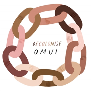 Logo of Decolonise QMUL Society