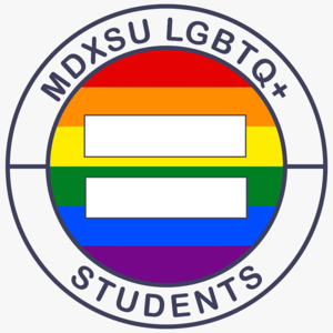 Logo of MDXSU LGBTQ+ Students